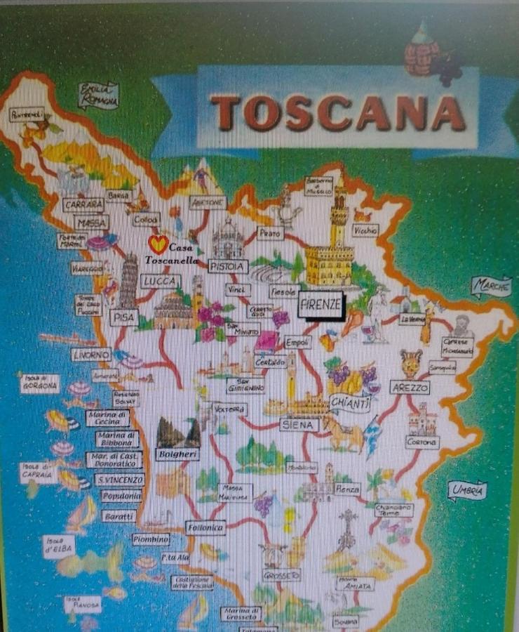 Casa Toscanella Pescia Bagian luar foto